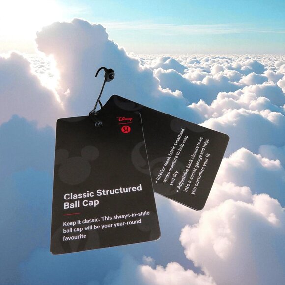 Disney x lululemon Structured Classic Ball Cap, Black, Adjustable, NWT - Picture 14 of 14